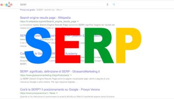 SERP di google