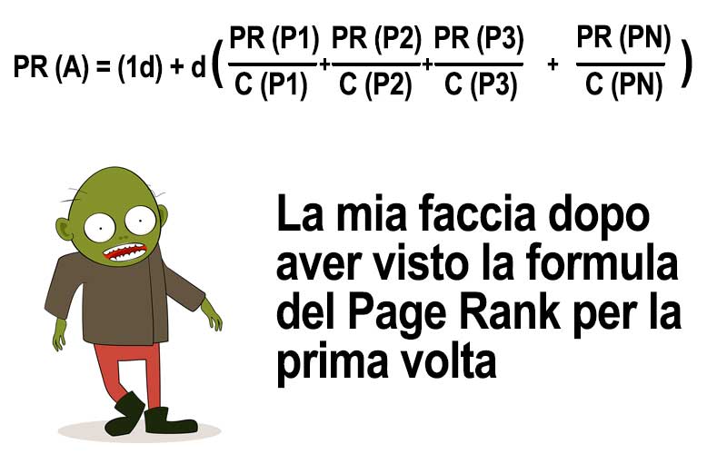 calcolo del page rank e formula